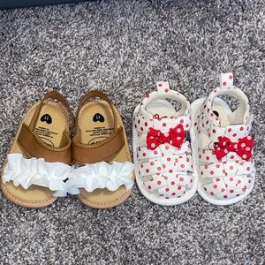 Toddler Girl Summer Shoe Sandals Disney Baby Minnie Mouse Soft Sole Size 3